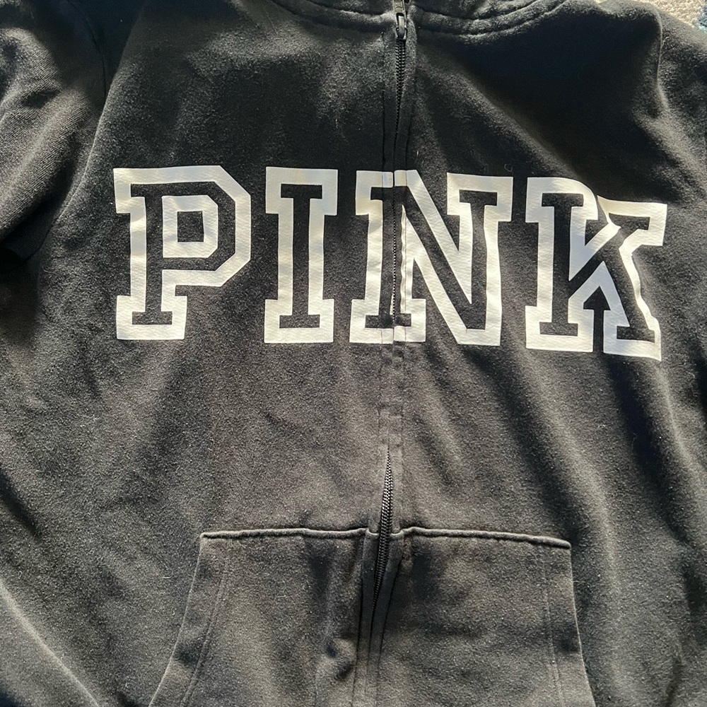 VICTORIA SECRET PINK PREOWNED HOODIE JACKET
